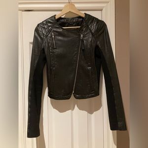 NEW Mackage black leather jacket, size XS